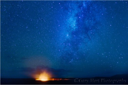 Under the Milky Way, Kilauea Caldera, Hawaii