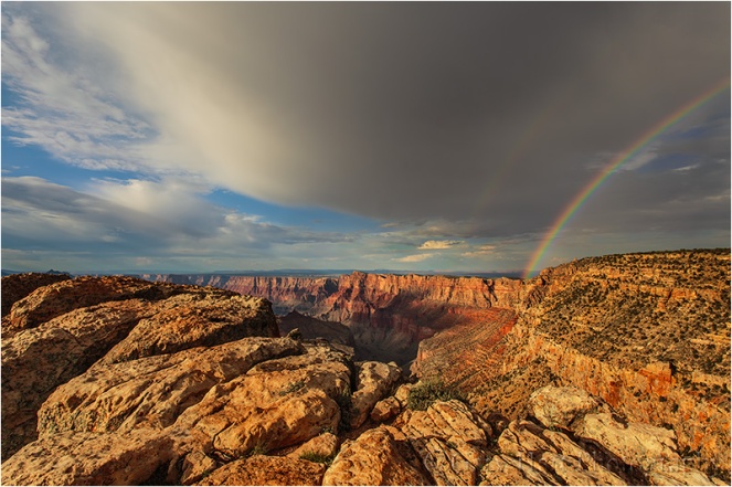 Rainbow, Lipan Point, Grand Canyon