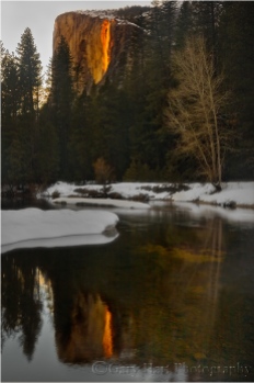 Horsetail Fall Reflection, Yosemite