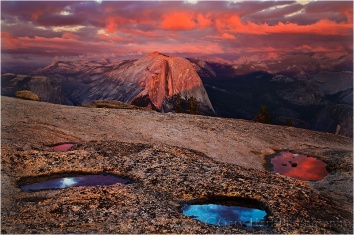 Sunset Palette, Half Dome from Sentinel Dome, Yosemite National Park
