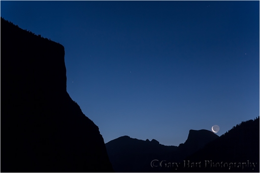 Daybreak, El Capitan and Half Dome, Yosemite