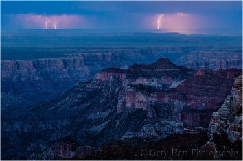 Night Lightning, Roosevelt Point, Grand Canyon North Rim