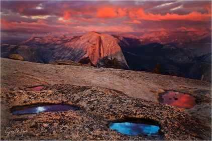 Gary Hart Photography: Sunset Palette, Half Dome from Sentinel Dome, Yosemite