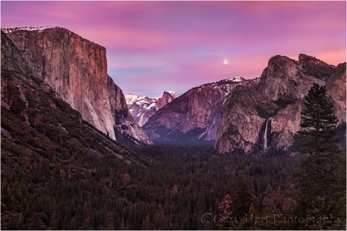 Twilight Magic, Yosemite Valley from Tunnel View, Yosemite