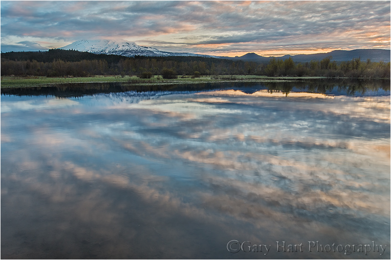 Sunrise Reflection, Mt. Adams, Washington