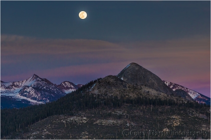 Moonrise, Mt. Starr King, Yosemite