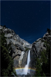 Moonbow and Big Dipper, Lower Yosemite Fall, Yosemite