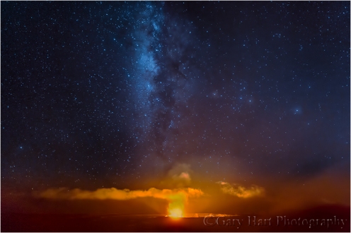 Gary Hart Photography: Heavenly Fire, Kilauea Caldera, Hawaii