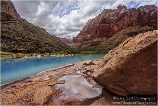 Reflection, Little Colorado River, Grand Canyon