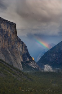 Gary Hart Photography: Natural Prism, El Capitan and Half Dome, Yosemite
