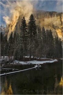 Gary Hart Photography: Warm Light, El Capitan Clearing Storm, Yosemite
