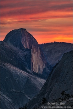 Gary Hart Photography: Half Dome at Sunset, Olmsted Point, Yosemite