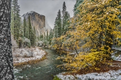 Gary Hart Photography: Autumn Snow, El Capitan, Yosemite