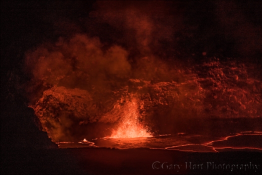 Gary Hart Photography: Kilauea Fountain, Hawaii