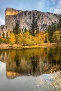 Gary Hart Photography: Autumn Morning, El Capitan Reflected in the Merced River, Yosemite