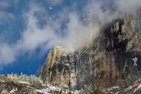 Gary Hart Photography: Half Dome Half Moon, Yosemite
