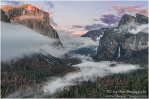 Gary Hart Photography: Valley Fog, Tunnel View, Yosemite