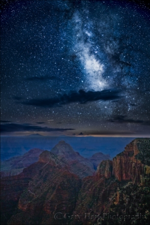 Gary Hart Photography: Milky Way, Walhalla Point, Grand Canyon