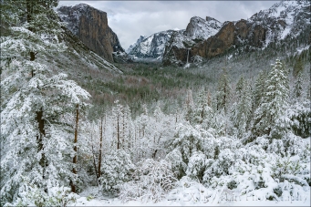 Gary Hart Photography: Snowfall, Tunnel View, Yosemite