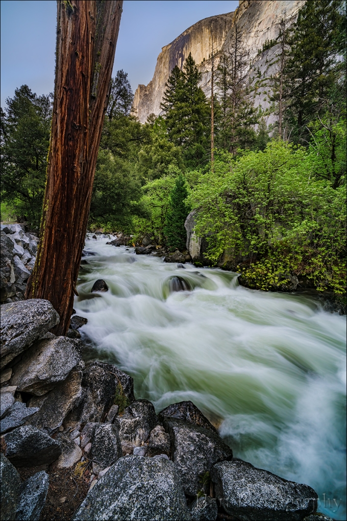 Gary Hart Photography: Half Dome and Tenaya Creek Rapids, Yosemite