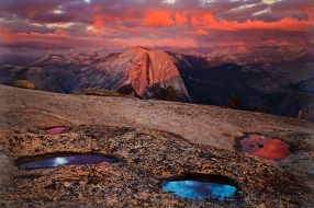 Gary Hart Photography: Sunset Palette, Half Dome from Sentinel Dome, Yosemite