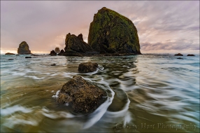 Gary Hart Photography: Surf's Up, Haystack Rock, Cannon Beach, Oregon