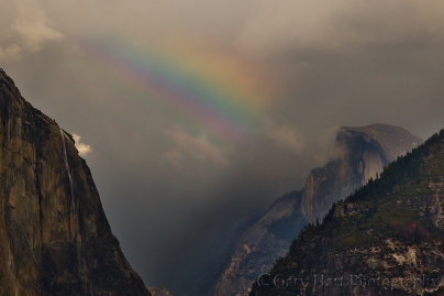 Gary Hart Photography: Half Dome Rainbow, Yosemite