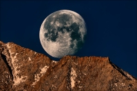 Gary Hart Photography: Moonset, Sierra Crest