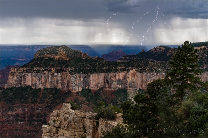 Gary Hart Photography: Lightning, Grand Canyon North Rim Lightning