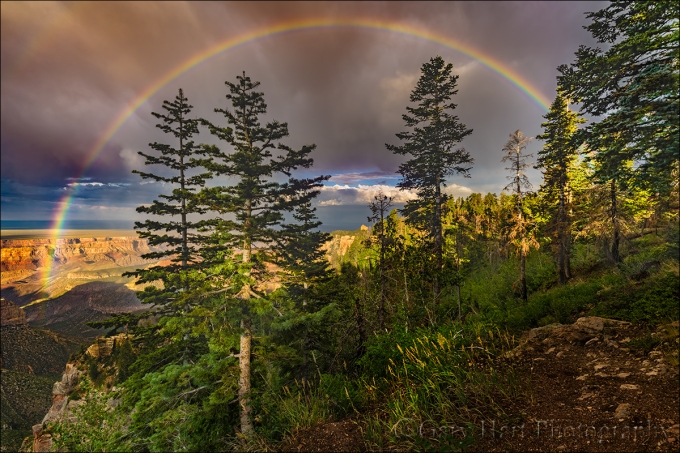 Gary Hart Photography: Heaven Sent, Grand Canyon Rainbow