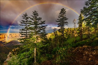 Gary Hart Photography: Heaven Sent, Monsoon Rainbow, Vista Encantada, Grand Canyon North Rim