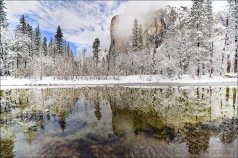 Gary Hart Photography: Clearing Storm Reflection, El Capitan, Yosemite