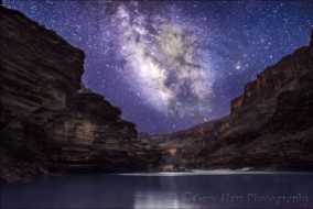 Gary Hart Photography: Grand Night, Milky Way Above the Colorado River, Grand Canyon