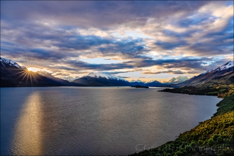 Gary Hart Photography: Last Light, Lake Wakatipu, New Zealand
