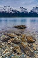 Gary Hart Photography: Dawn on the Rocks, Lake Wakatipu, New Zealand
