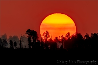 Gary Hart Photography: Big Sun, Bright Angel Point, Grand Canyon