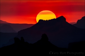 Gary Hart Photography: Color and Shape, Grand Canyon Sunset, Desert View