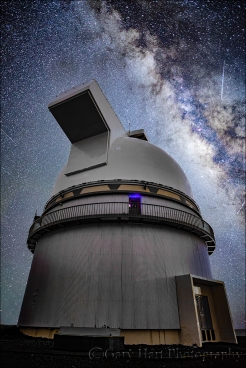 Gary Hart Photography: Looking Up, Milky Way and Mauna Kea Gemini Observatory, Hawaii