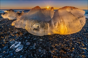 Gary Hart Photography: Glisten, Diamond Beach, Iceland