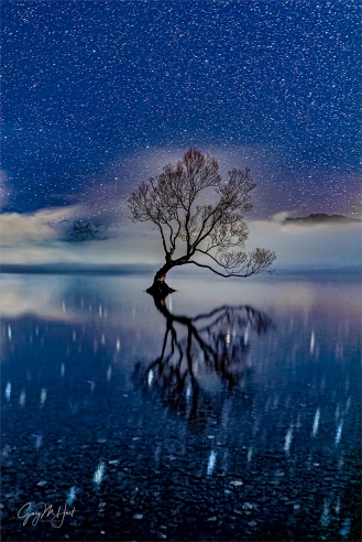 Gary Hart Photography: Starry Night, Lake Wanaka, New Zealand