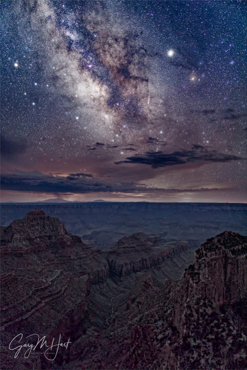 Gary Hart Photography: Monsoon Milky Way, Cape Royal, Grand Canyon