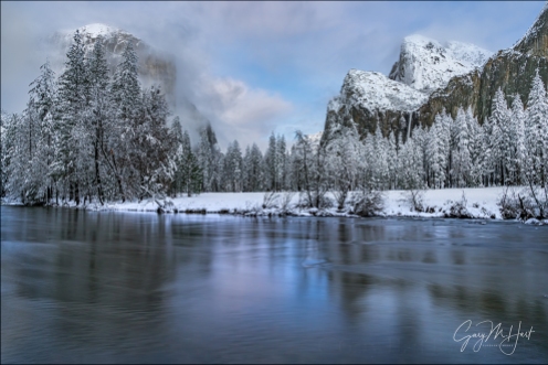 Gary Hart Photography: Winter Reflection, Valley View, Yosemite