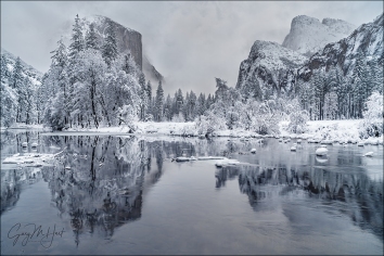 Gary Hart Photography: Winter Glaze, Valley View, Yosemite