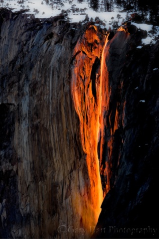 Gary Hart Photography: Natural Firefall, El Capitan, Yosemite