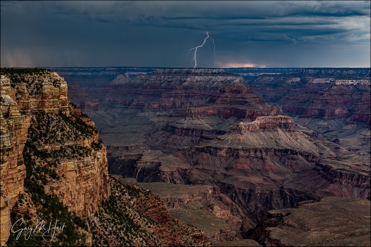 Gary Hart Photography: Lightning Strike, Grand Canyon