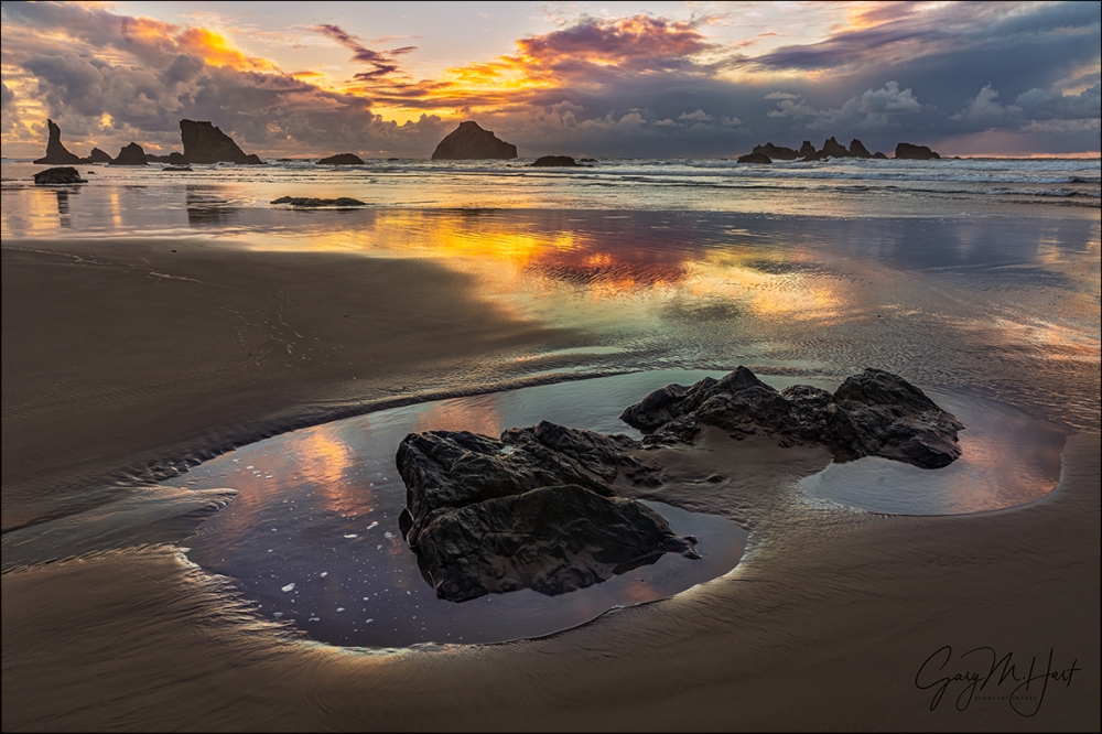 Gary Hart Photography: Island in the Sand, Bandon Beach, Oregon