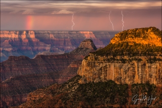 Gary Hart Photography: Three Strikes, Bright Angel Point, North Rim, Grand Canyon