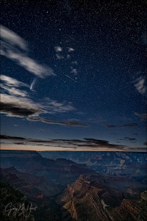 Gary Hart Photography: Comet NEOWISE and the Big Dipper, Grandview Point, Grand Canyon