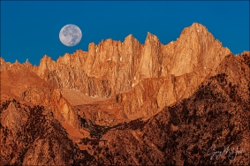 Gary Hart Photography: Farewell Moon, Mt. Whitney, California