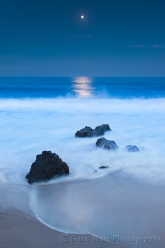 Gary Hart Photography: Moonlight on the Water, Garrapata Beach, Big Sur